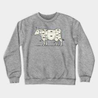 Food Food And Food Crewneck Sweatshirt